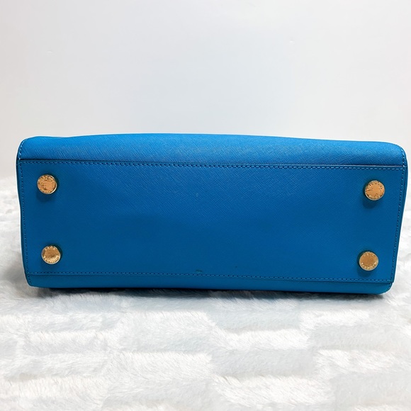 Michael Kors Authentic Kellen Leather Satchel EUC - Picture 3 of 8